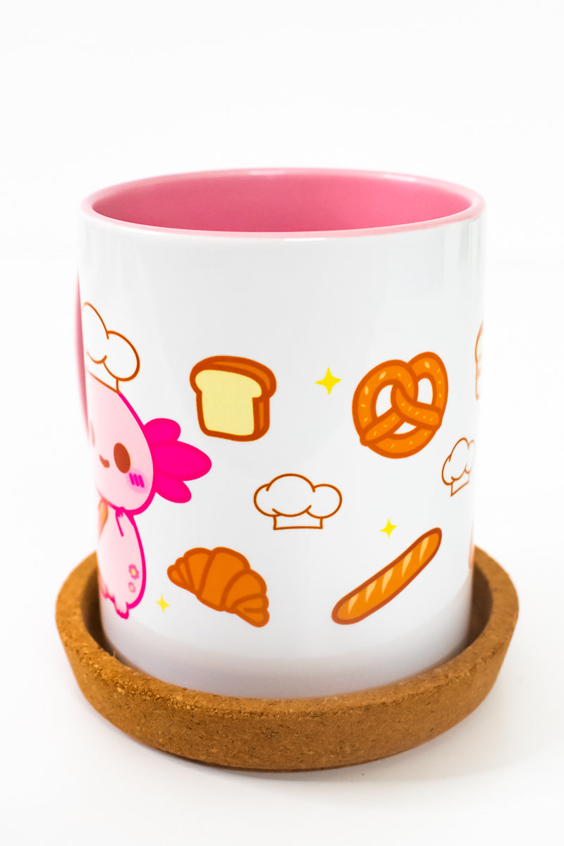 Baker Xoxi The Axolotl Pink Mug