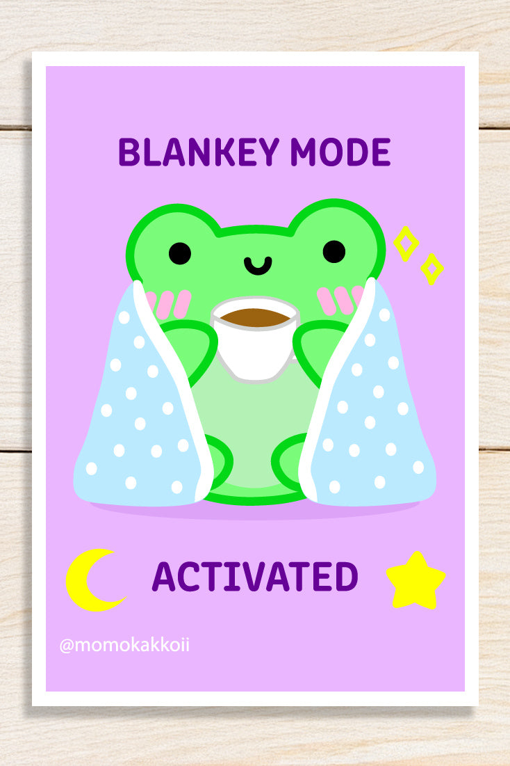 Blankey Mode Activated Art Print