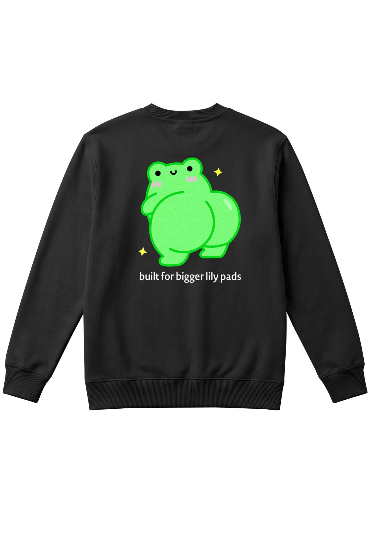 Built For Bigger Lily Pads Albert Printed Sweatshirt