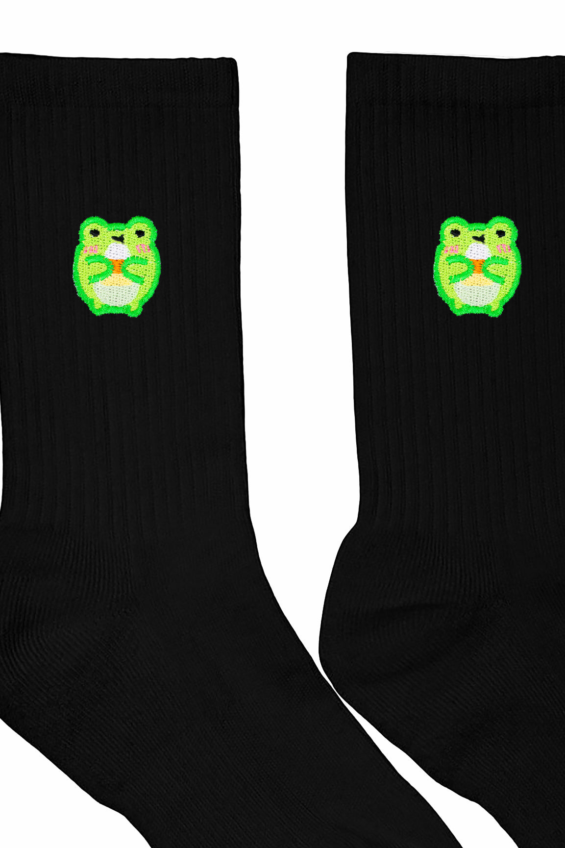 Candy Corn Albert Embroidered Socks