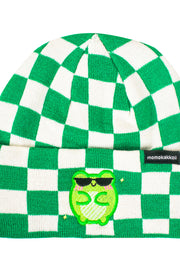 albert the frog cool beanie wearing glasses
