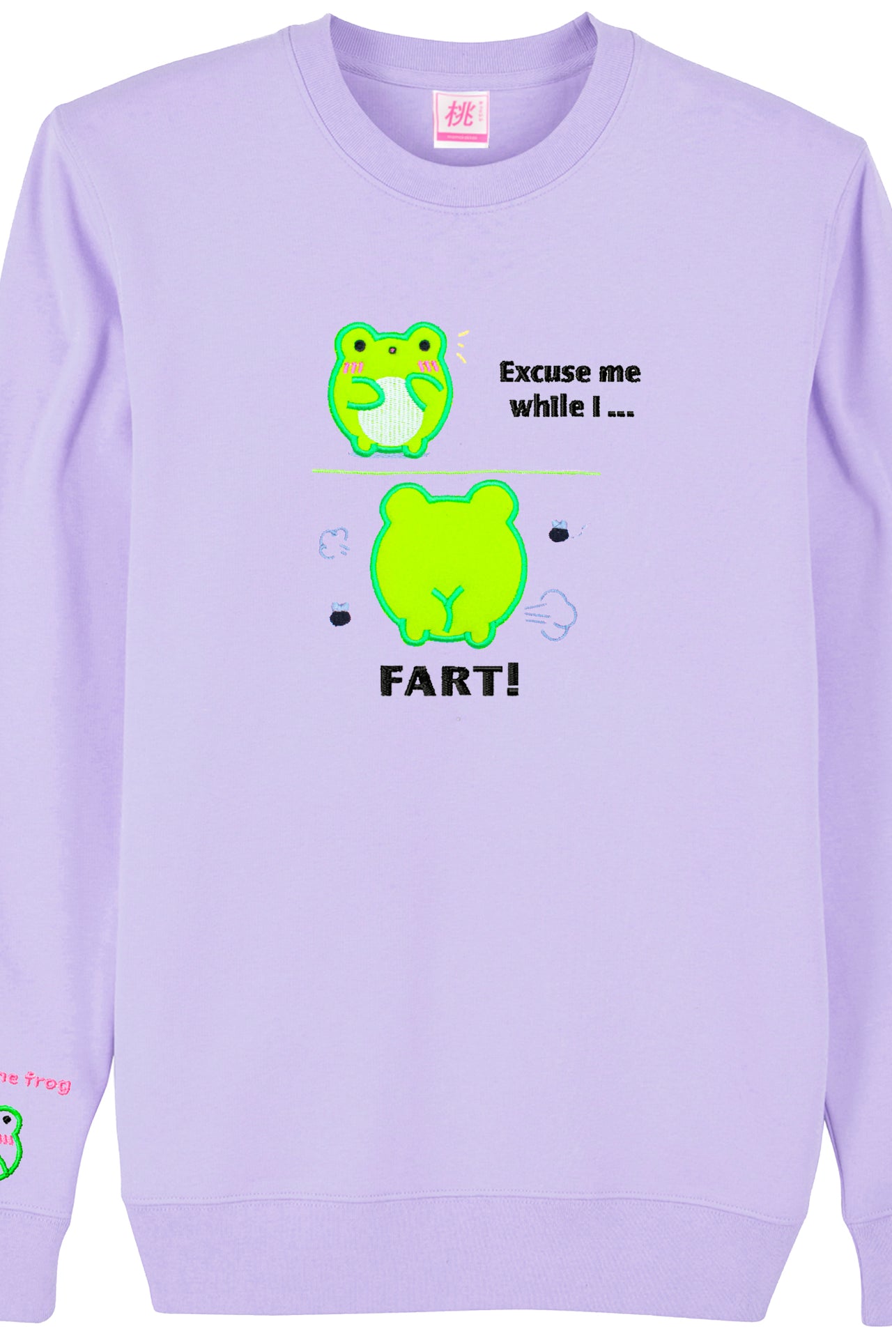 Organic Cotton Albert Fart Embroidered Sweatshirt