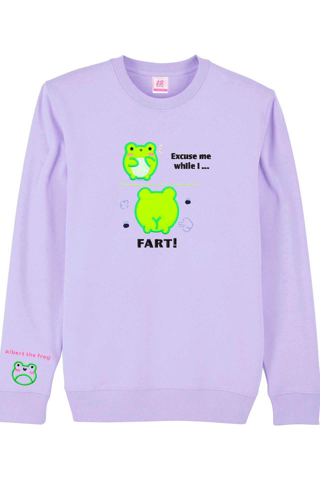 Organic Cotton Albert Fart Embroidered Sweatshirt