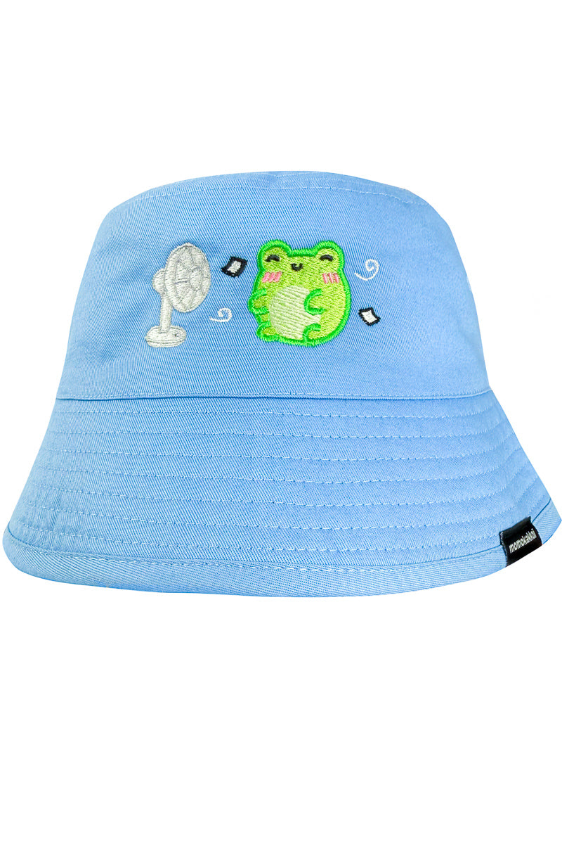 Chapeau bob brodé Xoxi l'axolotl cowboy