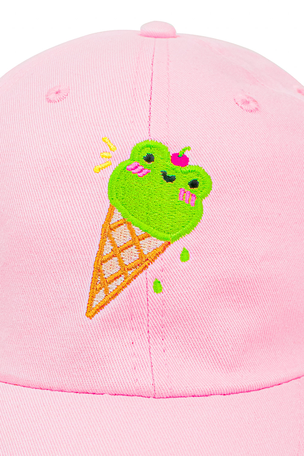 Ice Cream Albert Embroidered Cap