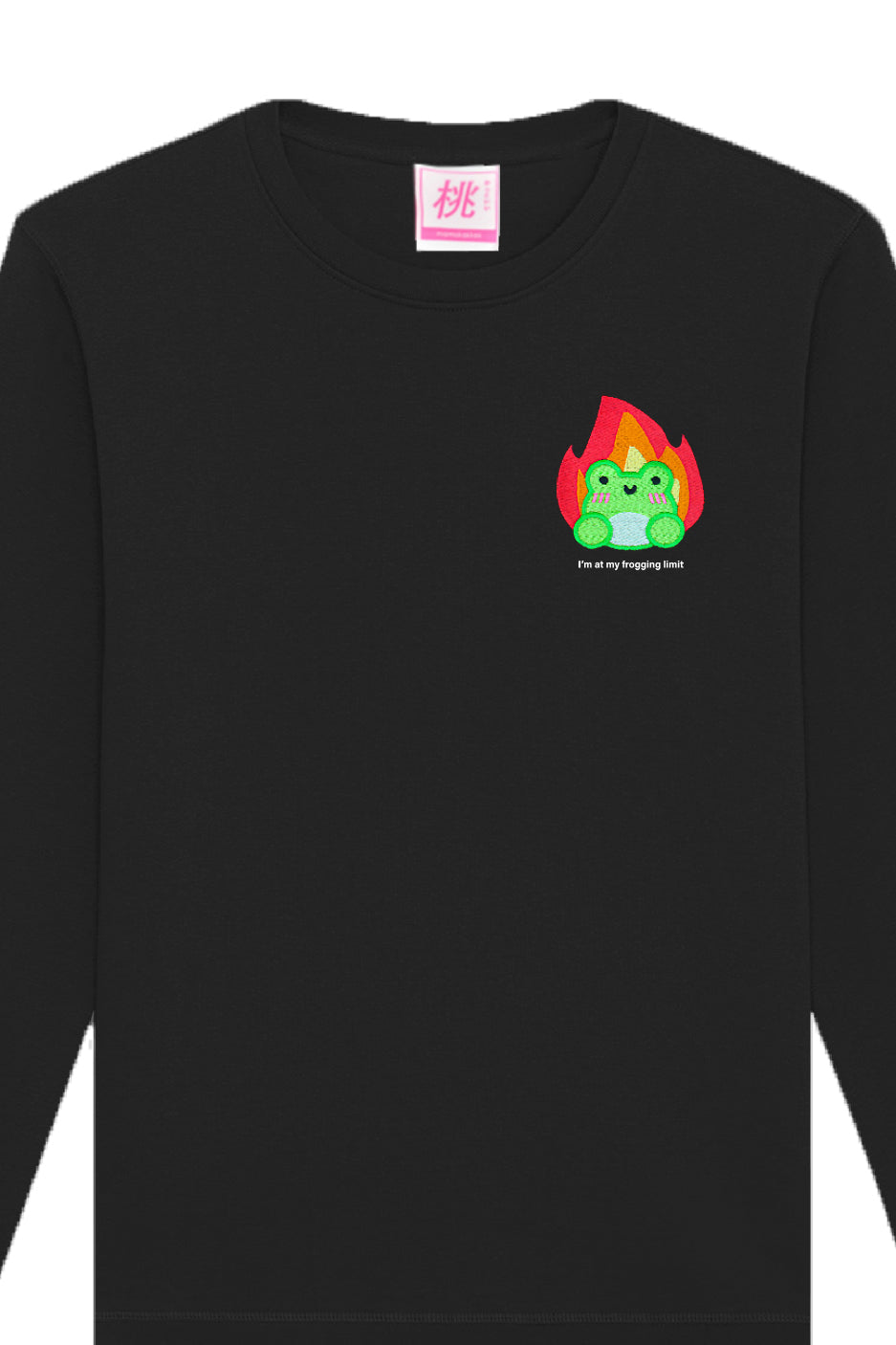 I'm At My Frogging Limit Embroidered Sweatshirt