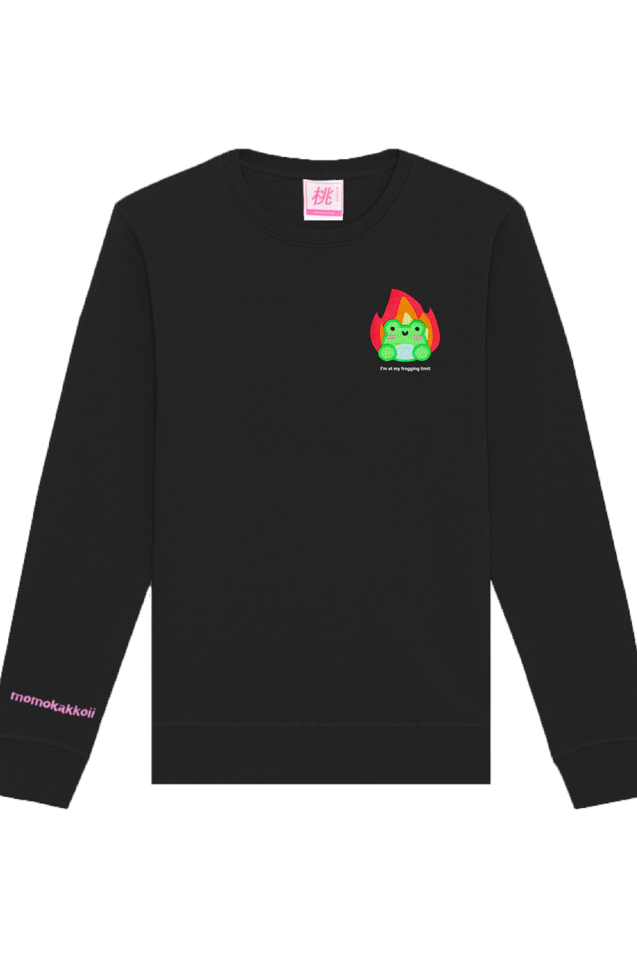 I'm At My Frogging Limit Embroidered Sweatshirt