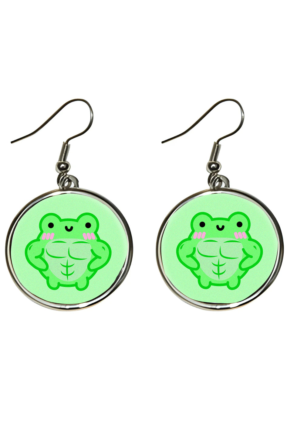 Mighty Albert Round Earrings