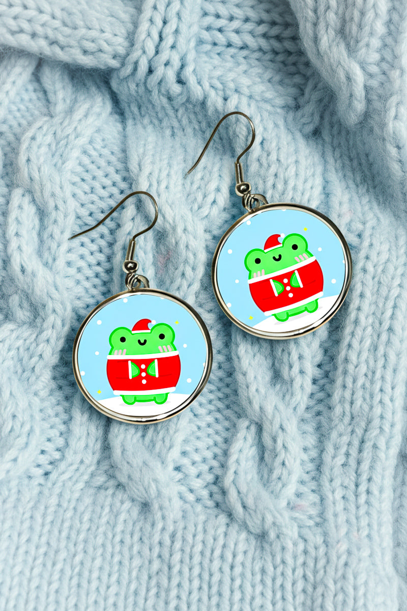 Jolly Albert Round Earrings