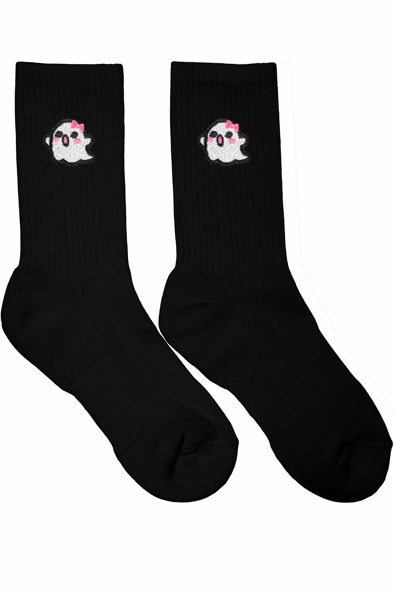 Cute Lunaboo The Ghost Embroidered Socks