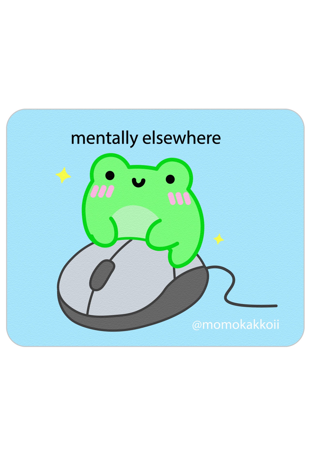 Albert Mentally Elsewhere Mouse Pad