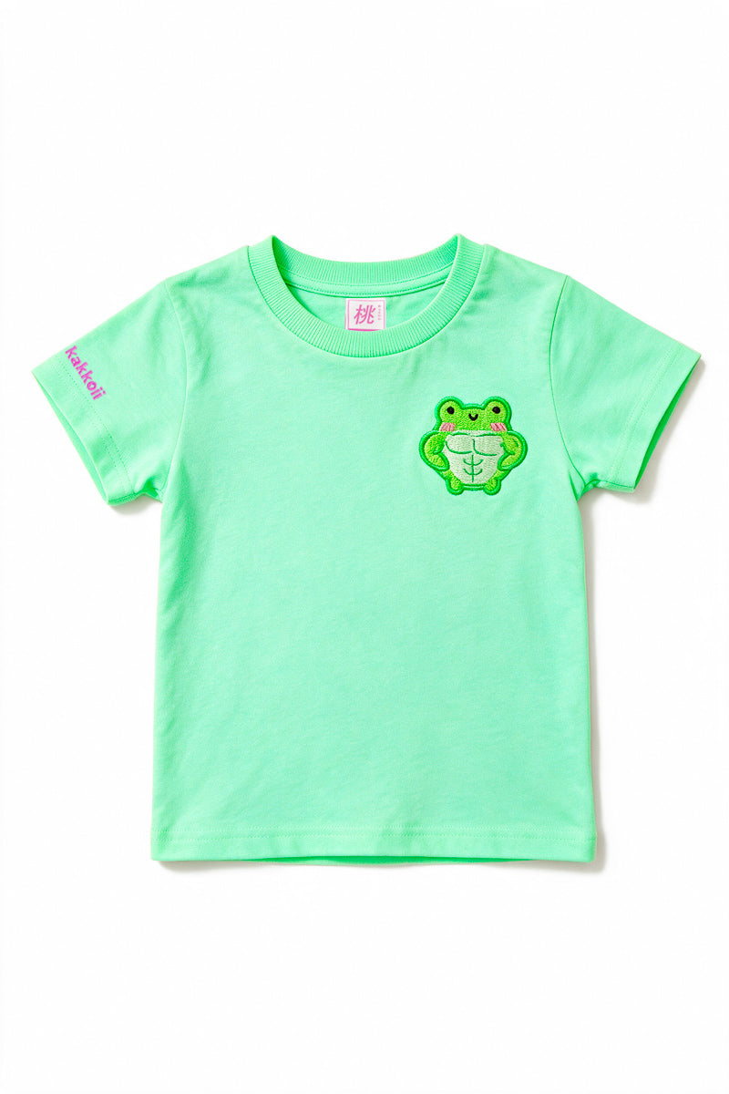 KIDS Mighty Albert The Frog Embroidered T-shirt