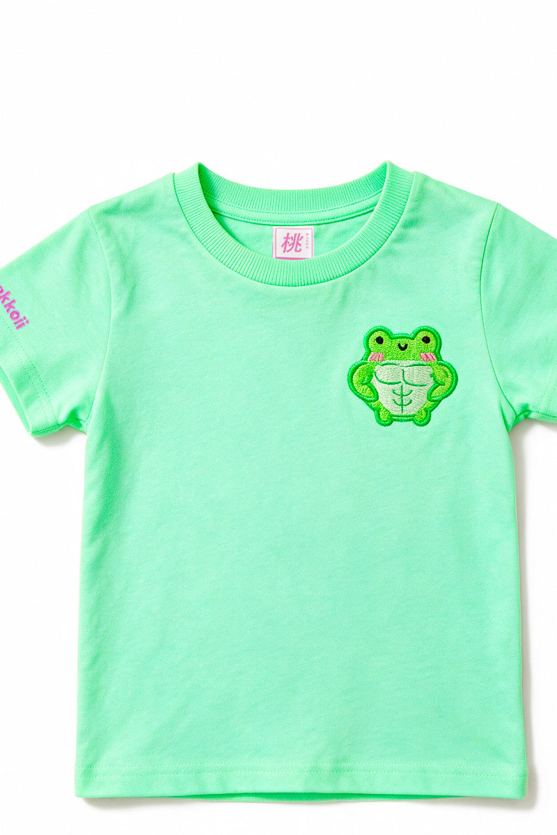 KIDS Mighty Albert The Frog Embroidered T-shirt