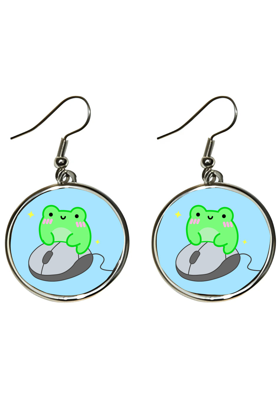 Mouse Albert Round Earrings