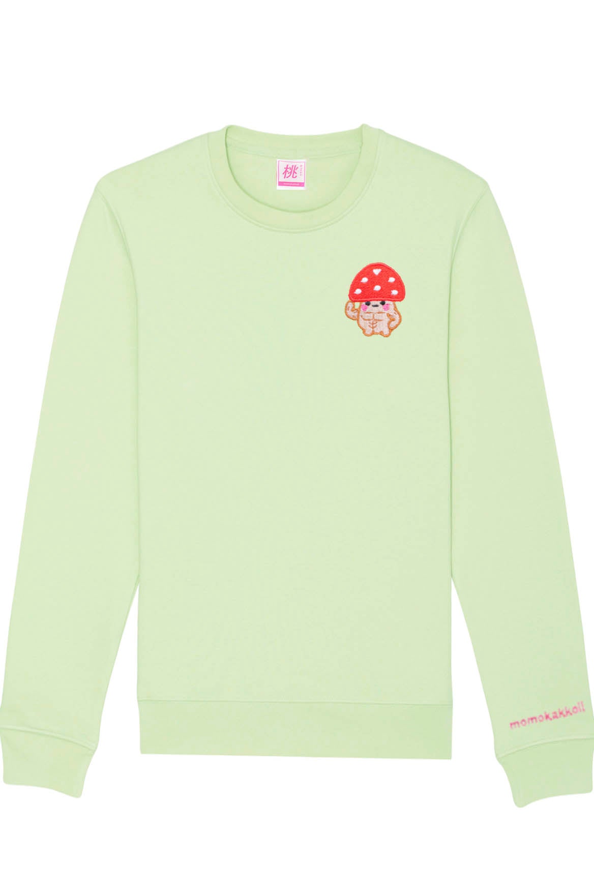 Organic Cotton Mighty Mushroom Friend Embroidered Sweatshirt
