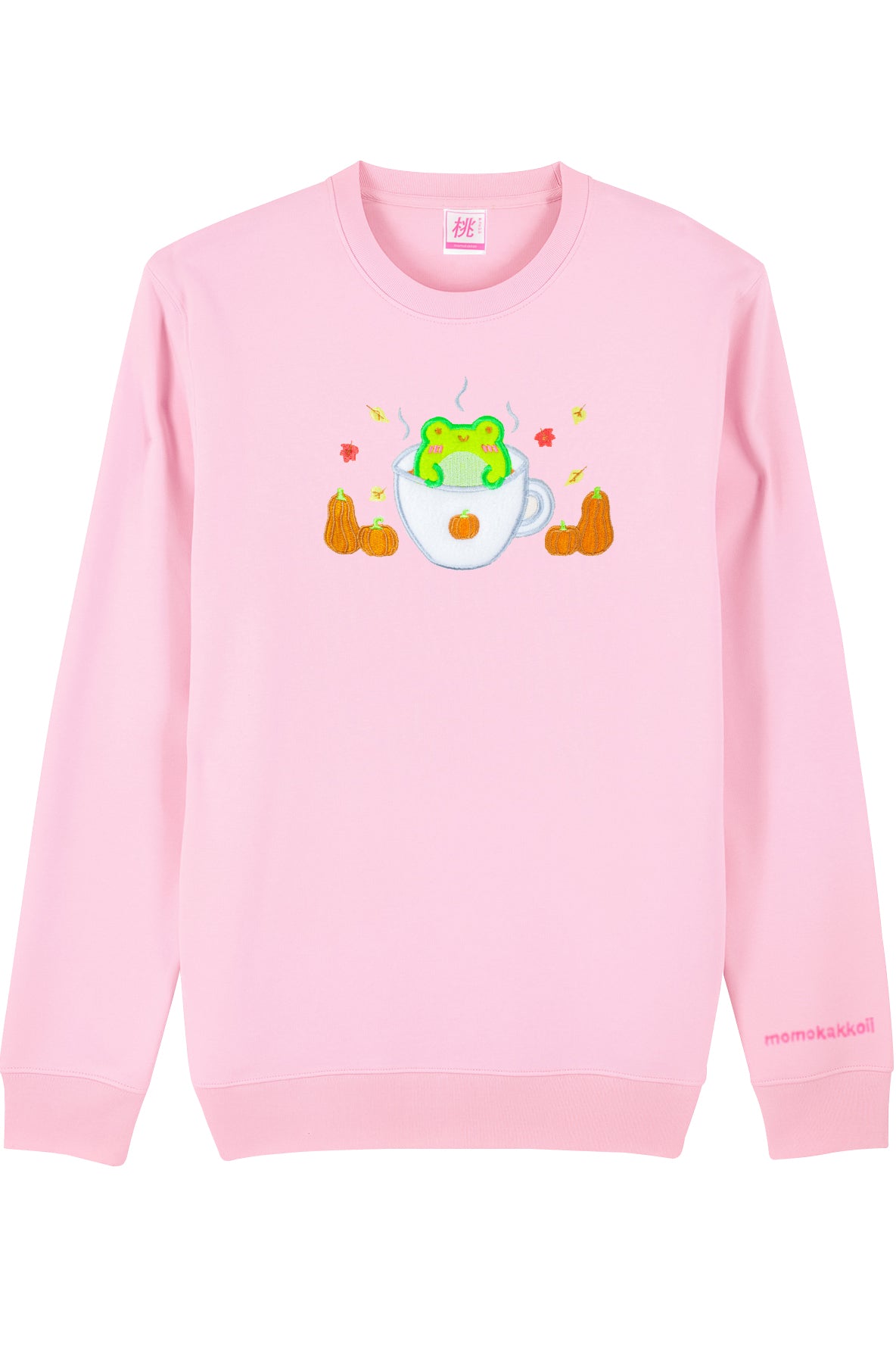 Organic Cotton Pumpkin Spice Albert Embroidered Sweatshirt