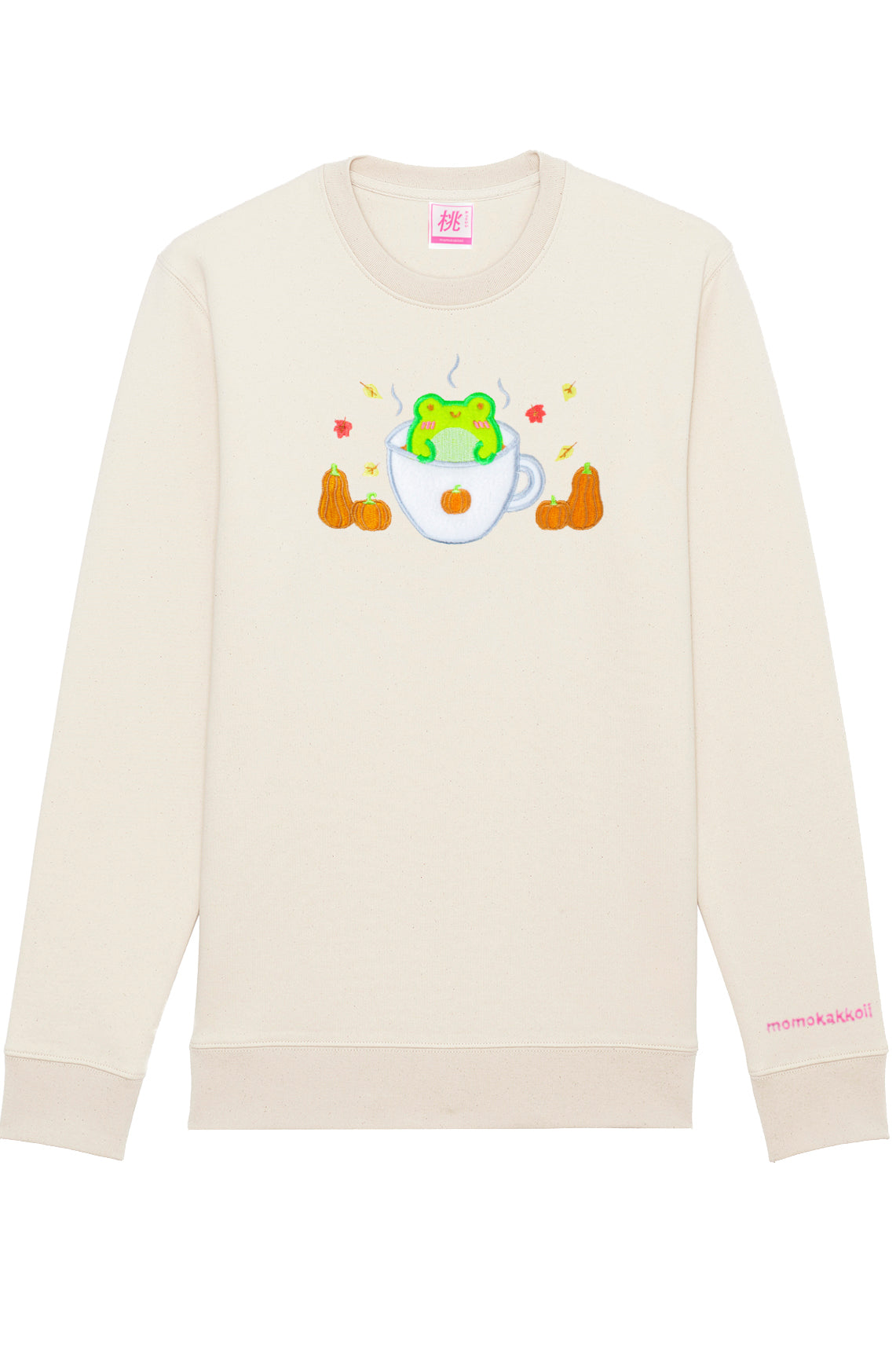 Organic Cotton Pumpkin Spice Albert Embroidered Sweatshirt