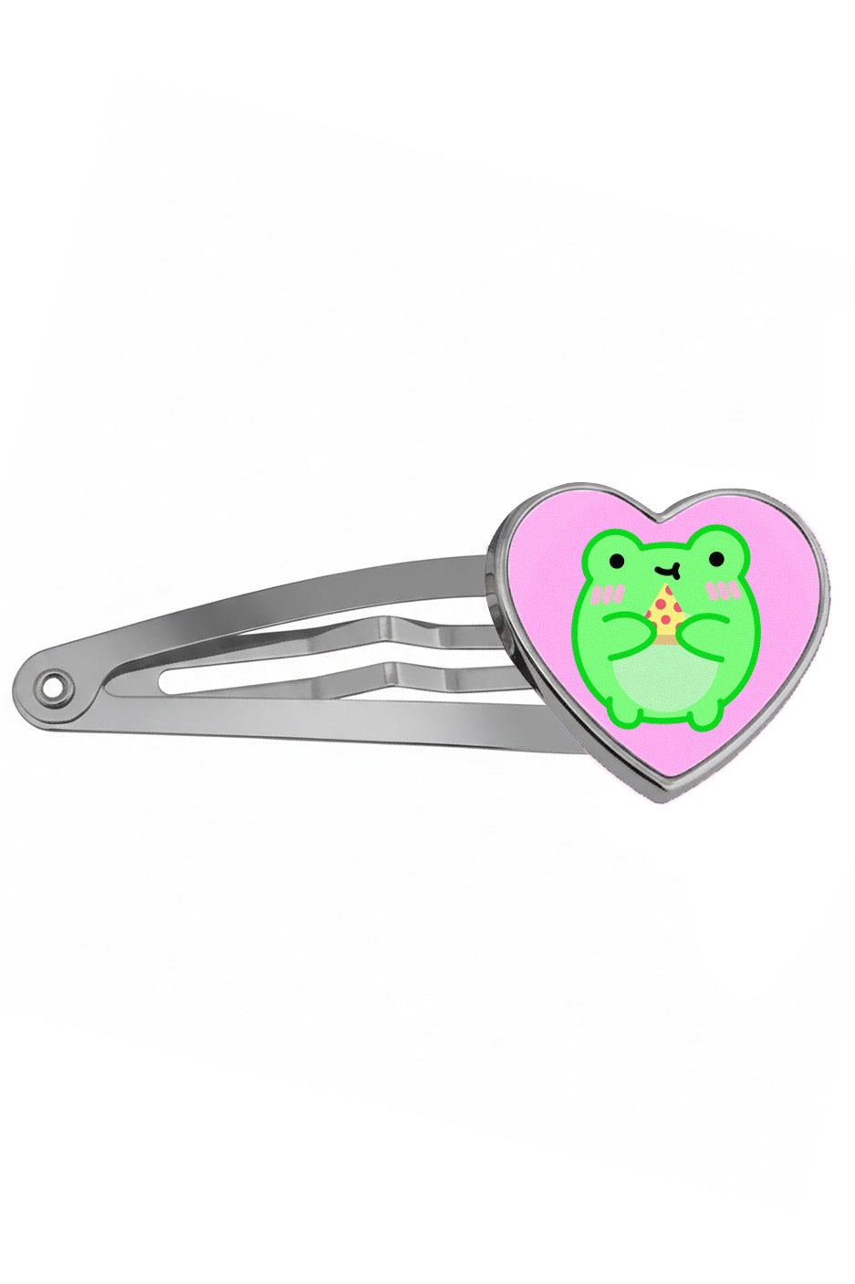 Pizza Albert Heart Hair Pin
