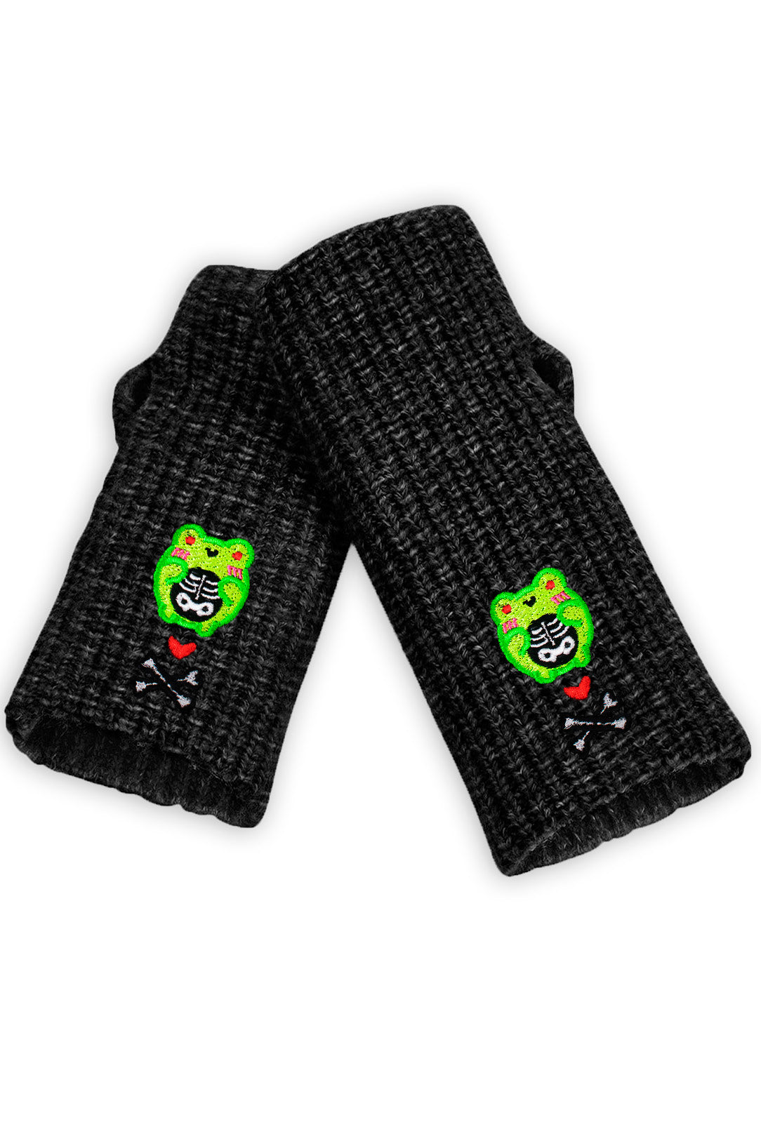 Skelly Albert Embroidered Handwarmers