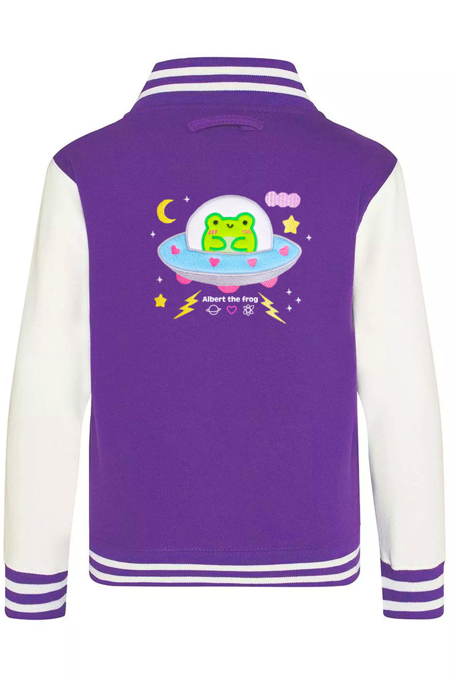 Space Albert Embroidered Varsity Jacket