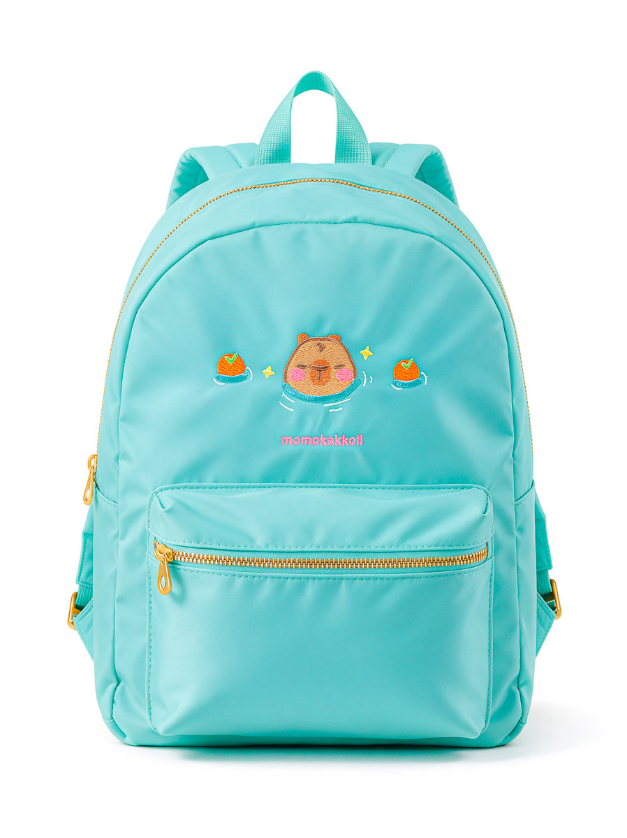 Citrus Bath Theo The Capybara Embroidered Mini Backpack