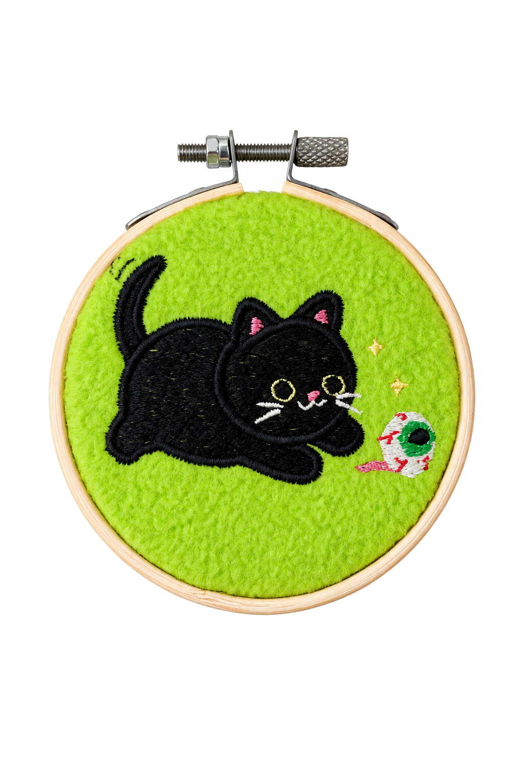 Spooky Playtime Umi The Cat 3" Decorative Hoop