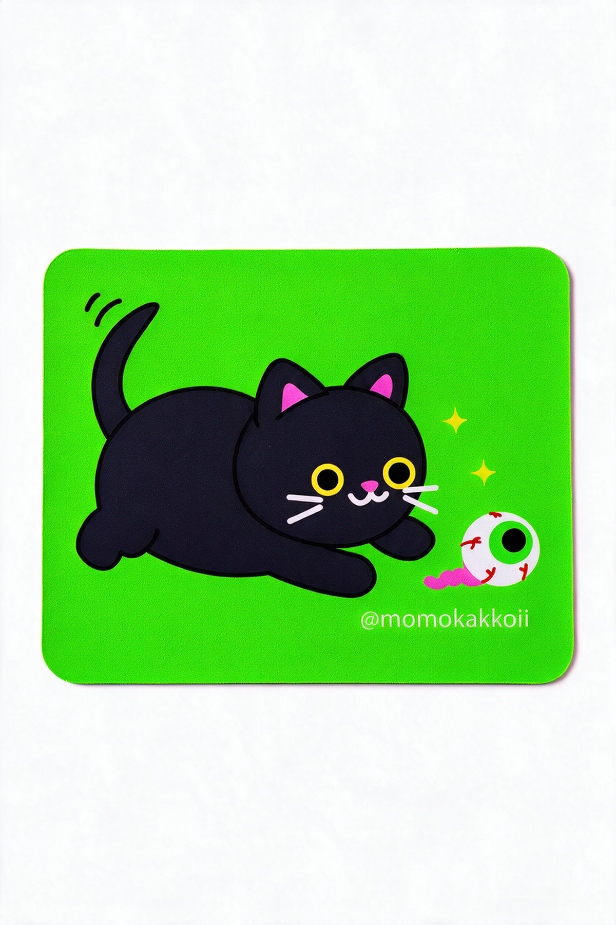 Spooky Playtime Umi The Cat Mouse Pad