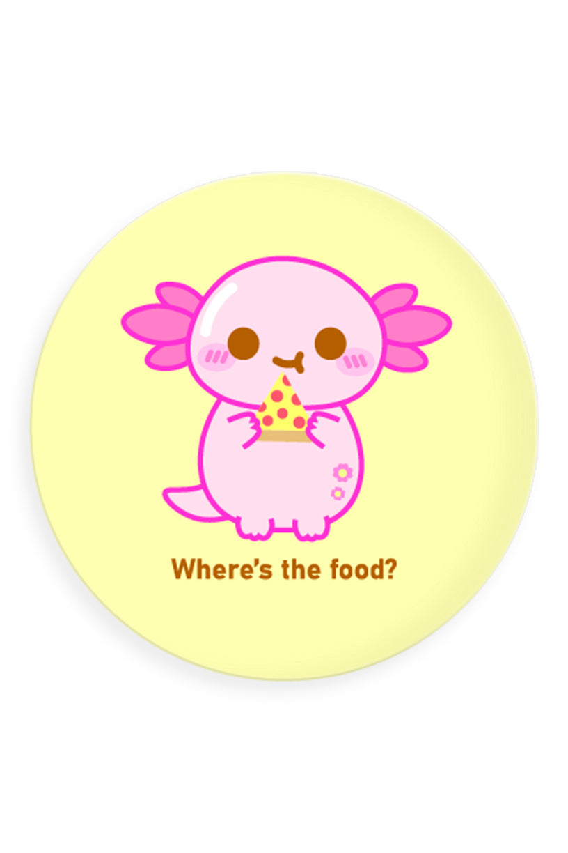 Where's The Food Xoxi Button Badge