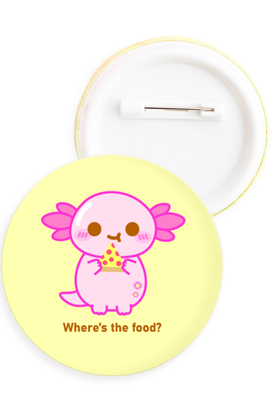 Where's The Food Xoxi Button Badge