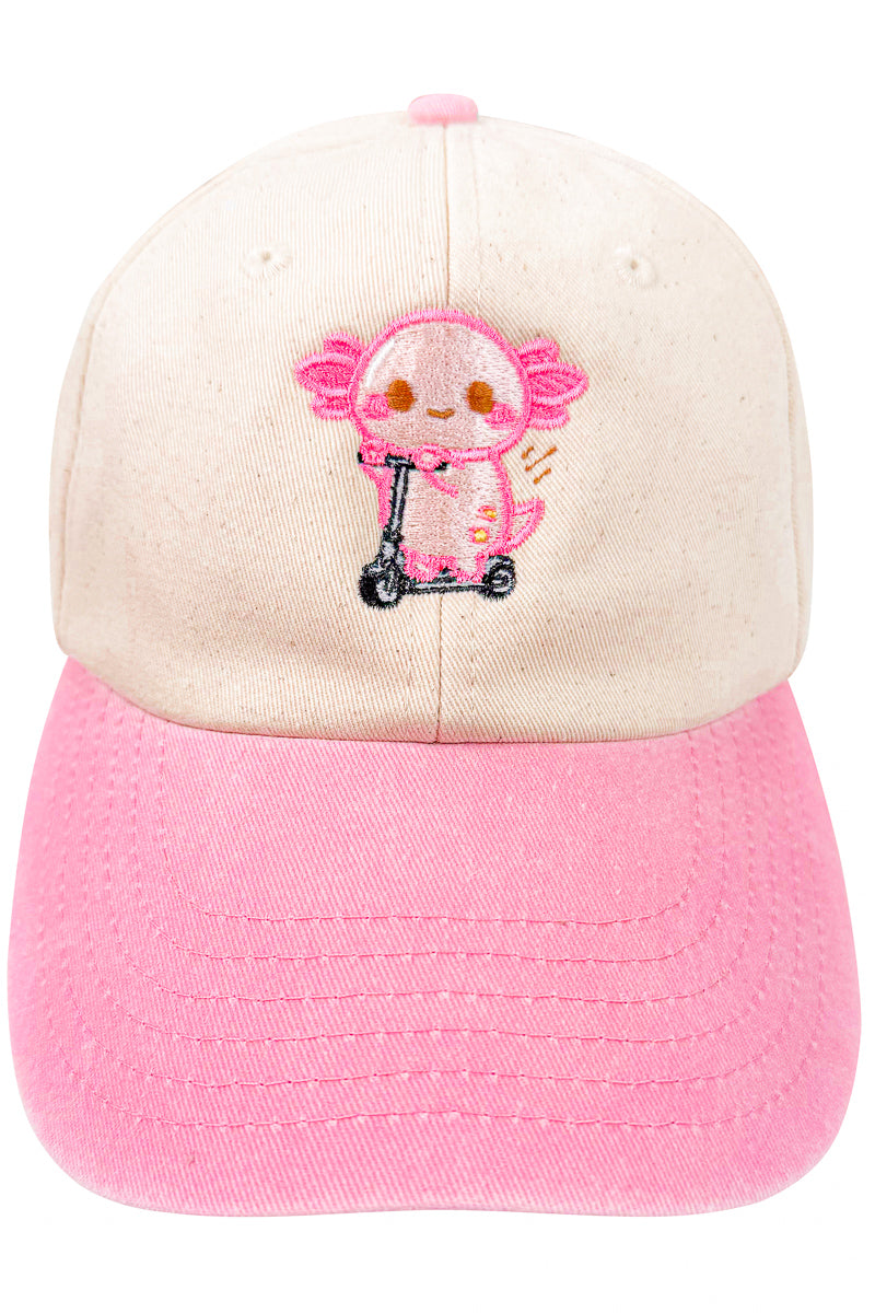 Scooter Xoxi The Axolotl Embroidered Cap