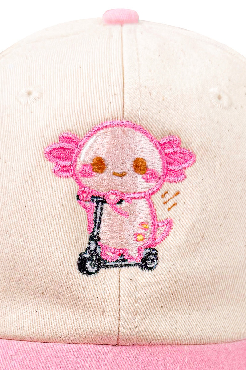 Scooter Xoxi The Axolotl Embroidered Cap