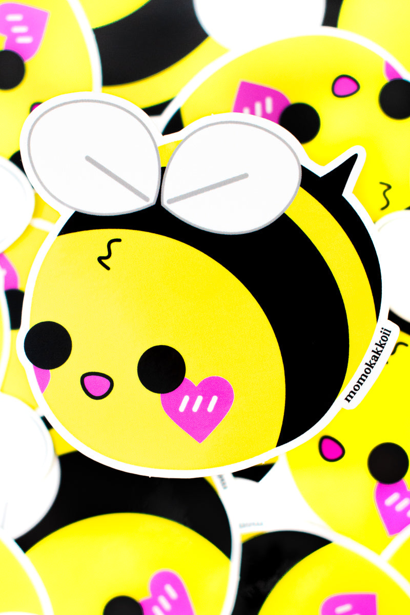 Bibi The Bee Vinyl Sticker - Momokakkoii
