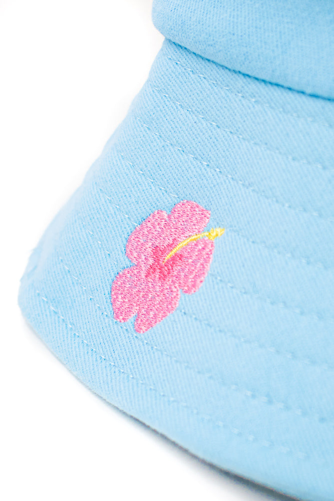 Summer Albert Embroidered Bucket Hat - Momokakkoii