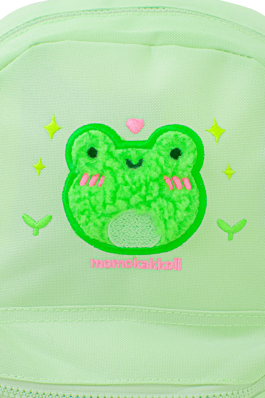 Fluffy Albert Embroidered Mini Backpack - Momokakkoii