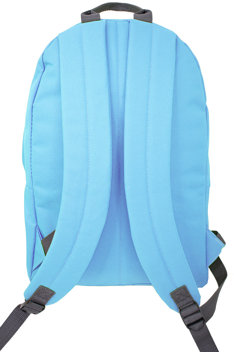 Froggy & Nature Sky Blue Embroidered Backpack - Momokakkoii