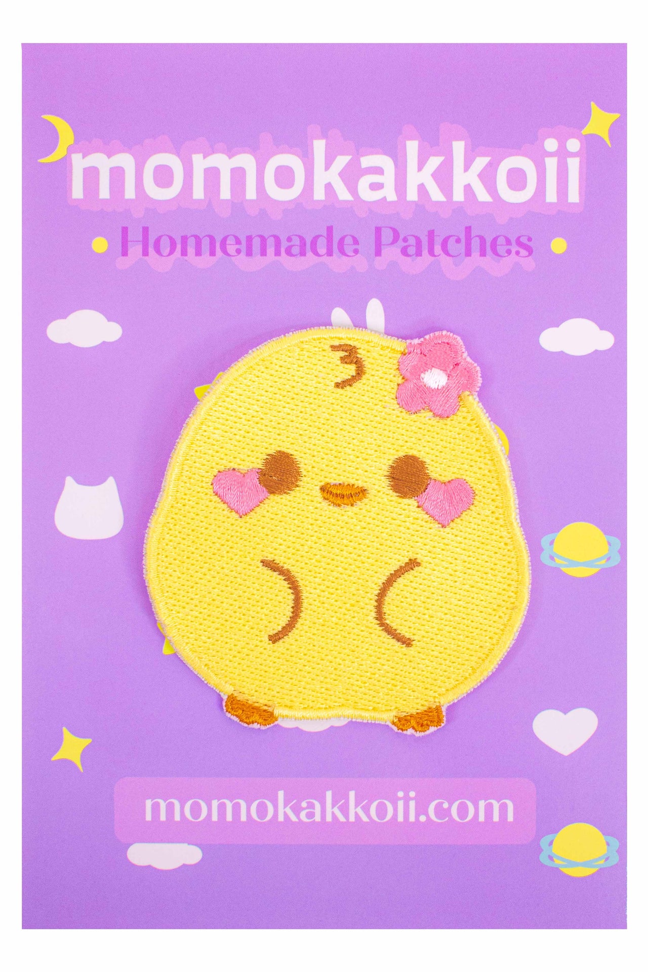 Hana The Chick Embroidered Patch - Momokakkoii