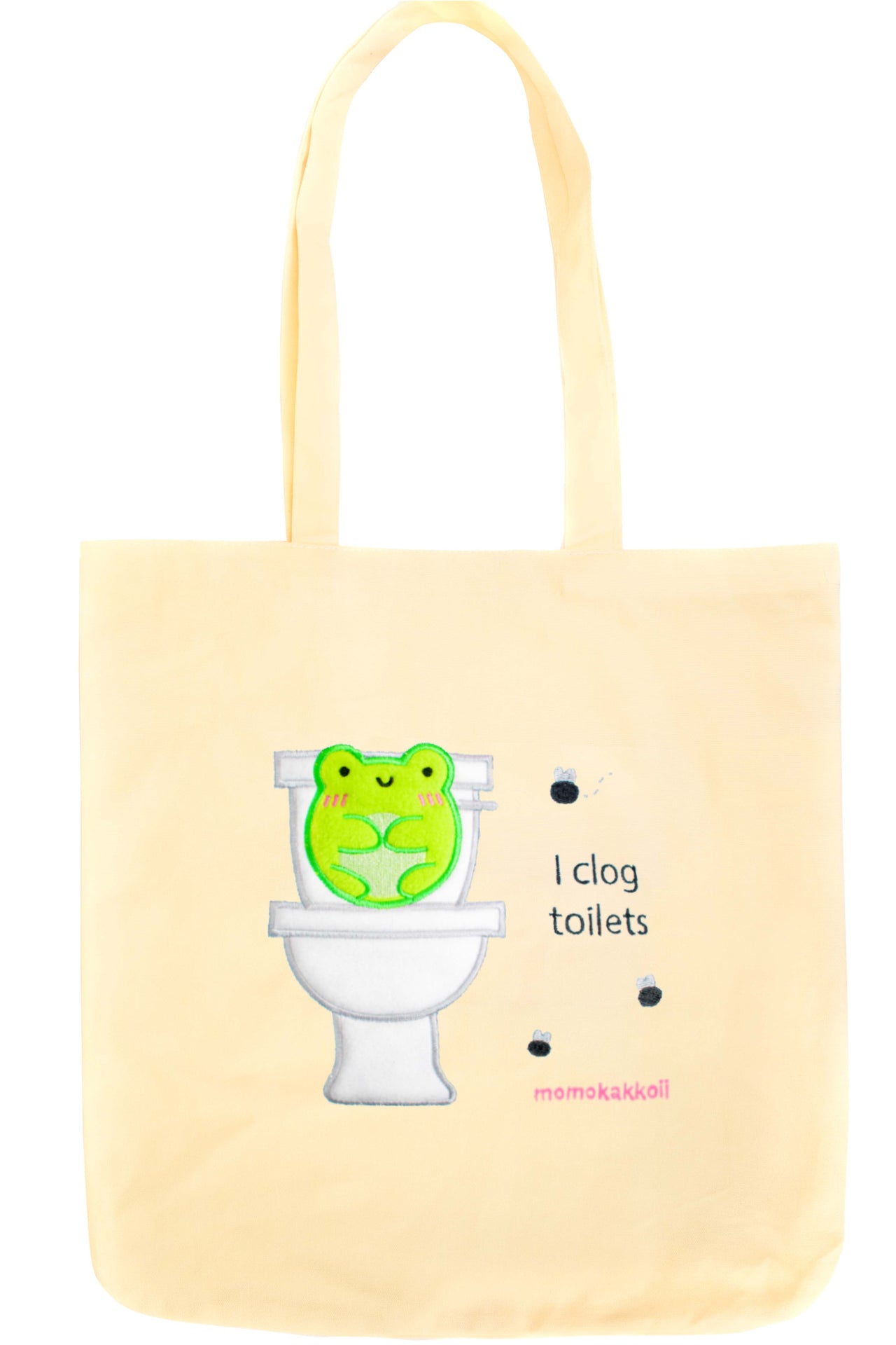 Organic Cotton I Clog Toilets Tote Bag