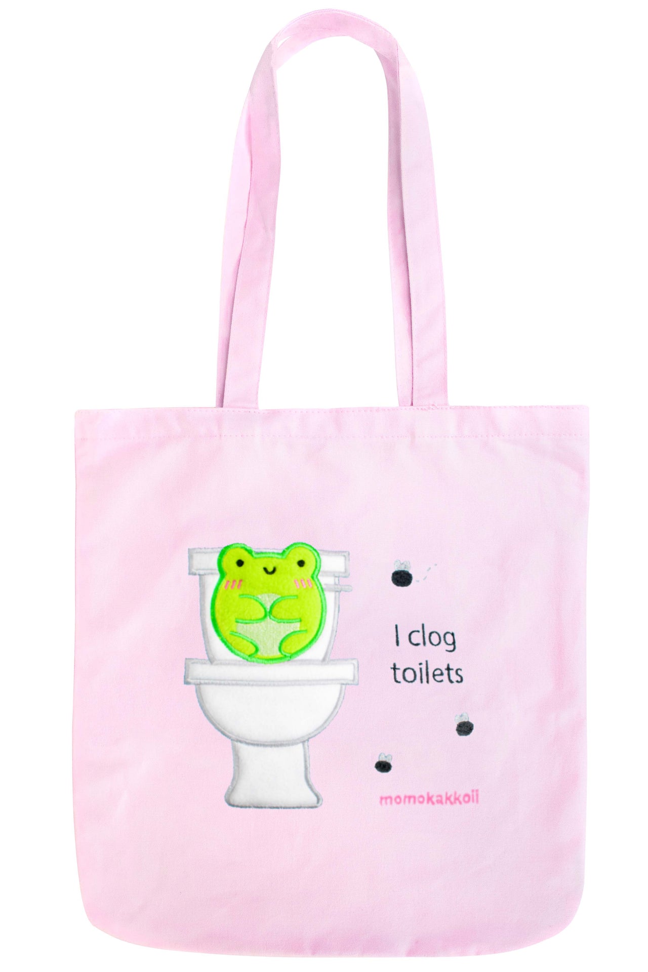 Organic Cotton I Clog Toilets Tote Bag