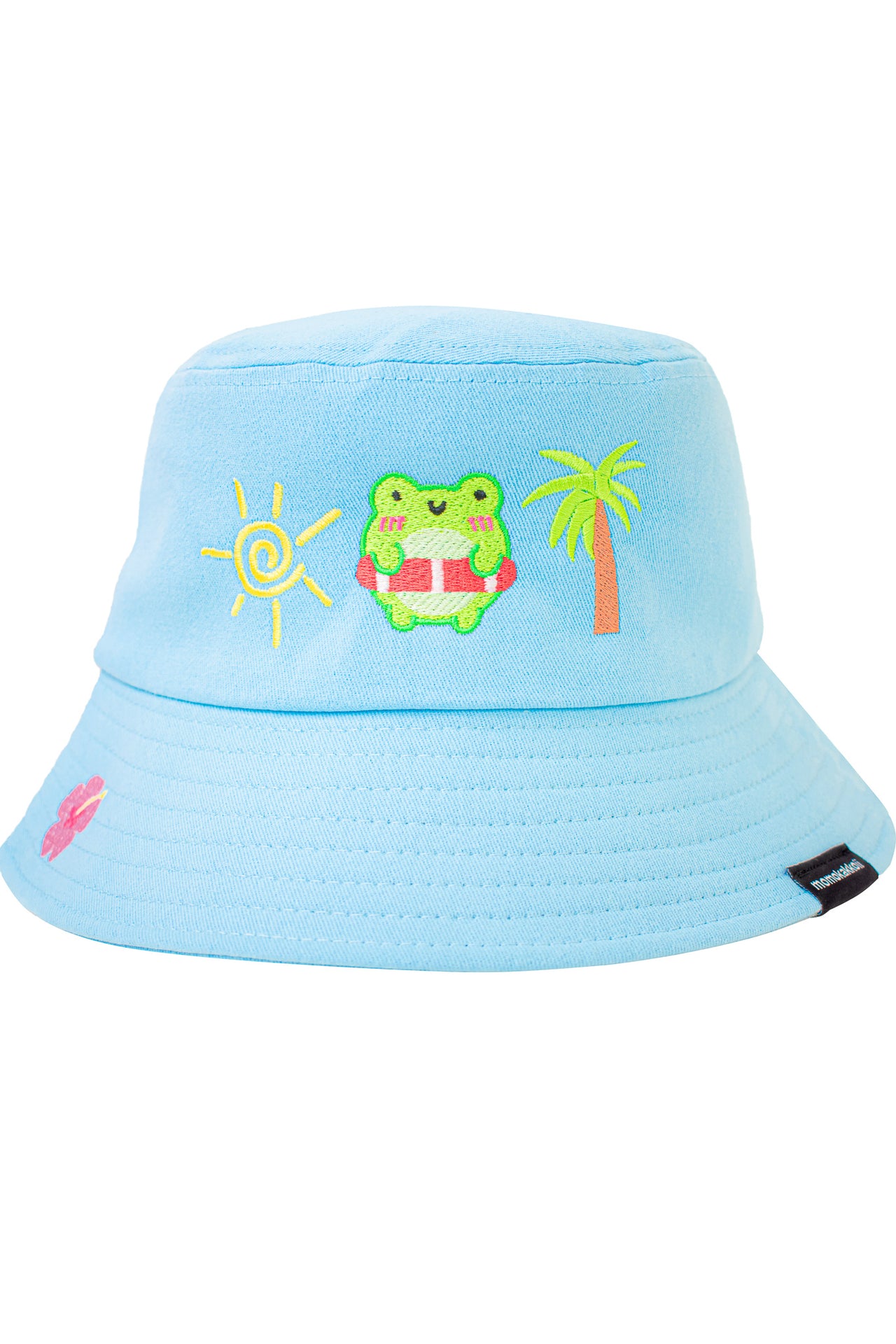 Summer Albert Embroidered Bucket Hat - Momokakkoii