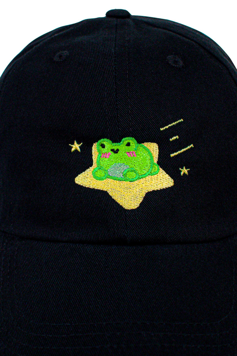 Albert and Star Embroidered Cap - Momokakkoii
