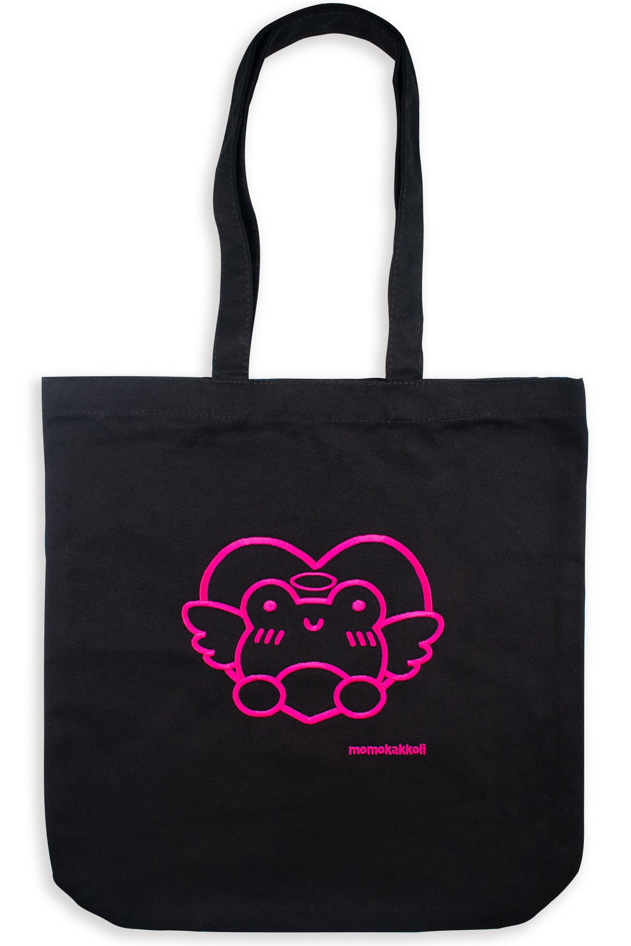 Organic Cotton Frog Angel Tote Bag - Momokakkoii