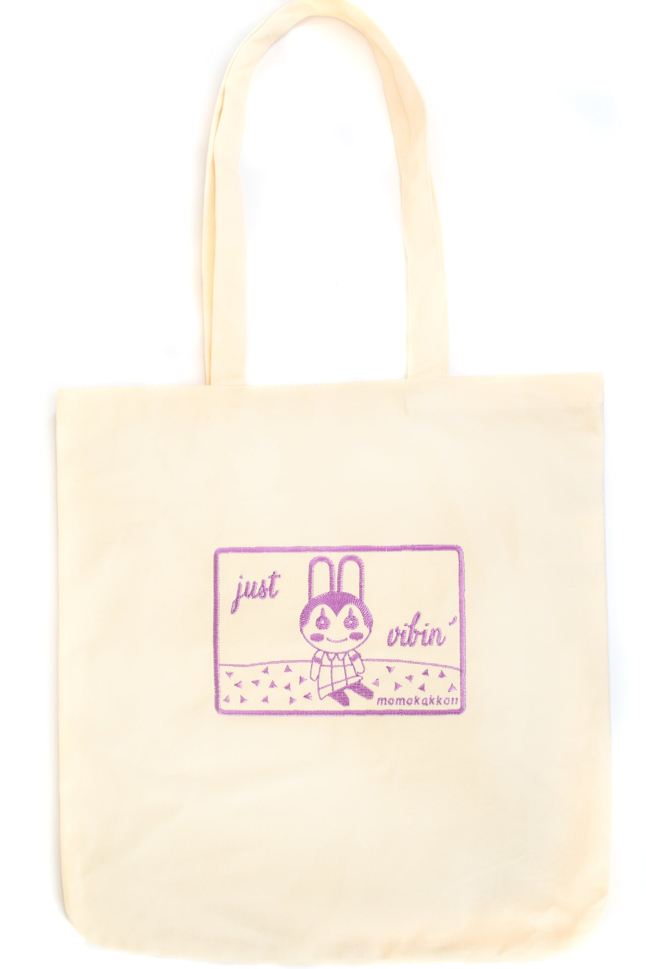 Organic Cotton Bunnie Tote Bag - Momokakkoii