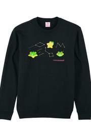 Organic Cotton Cosmic Albert Embroidered Sweatshirt - Momokakkoii