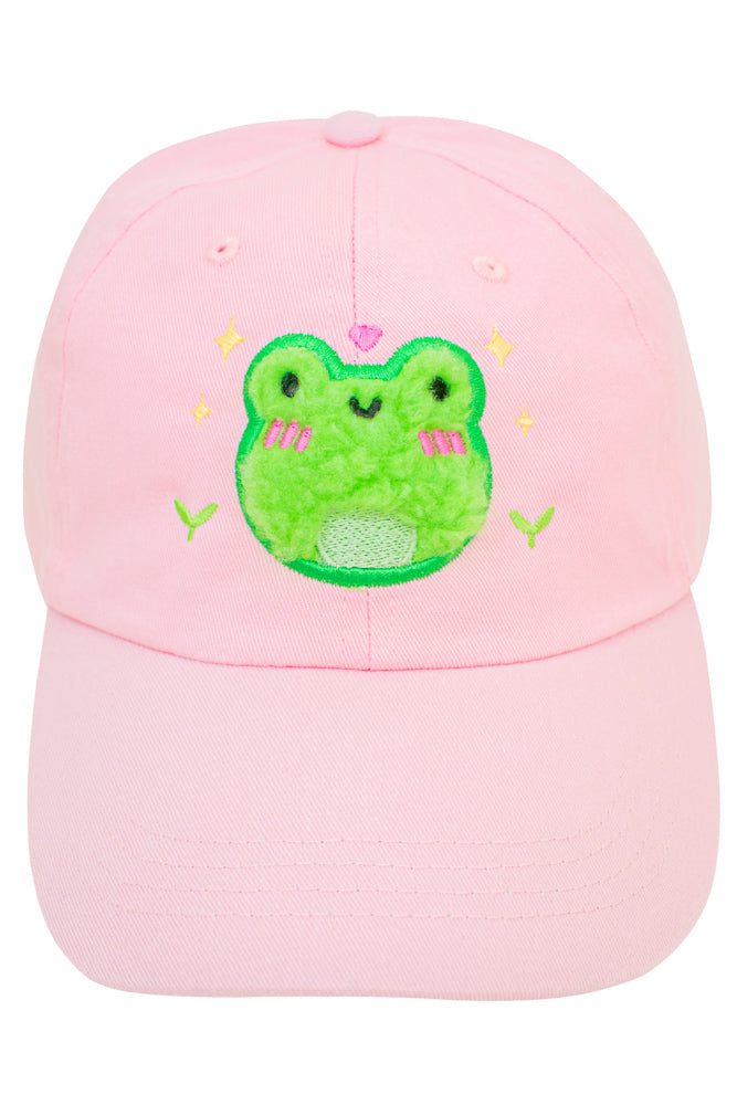 Fluffy Albert Embroidered Cap - Momokakkoii