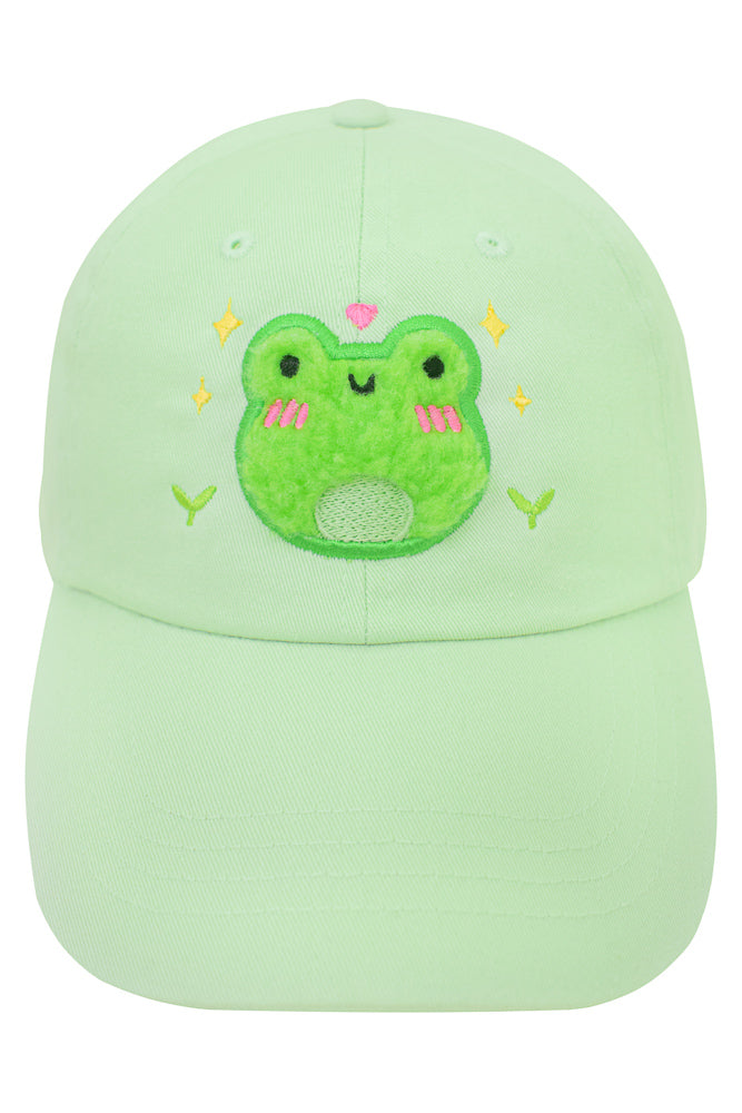 Fluffy Albert Embroidered Cap - Momokakkoii
