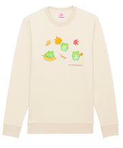 Organic Cotton Autumn Froggies Embroidered Sweatshirt - Momokakkoii