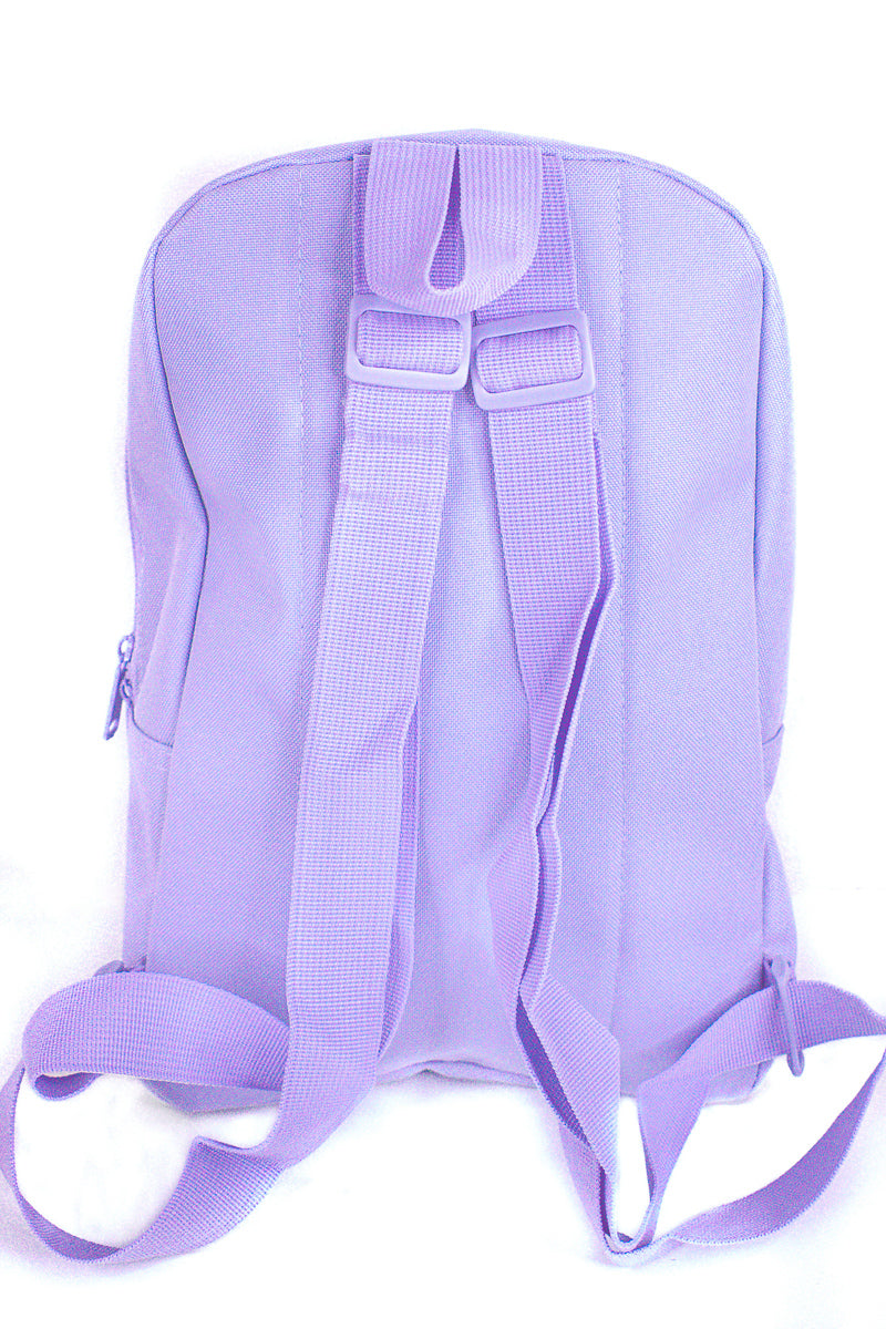 Lavender Bibi Embroidered Mini Backpack - Momokakkoii
