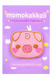 Cute Piglet Embroidered Patch - Momokakkoii