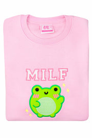 Organic Cotton Man I Love Frogs Sweatshirt - Momokakkoii