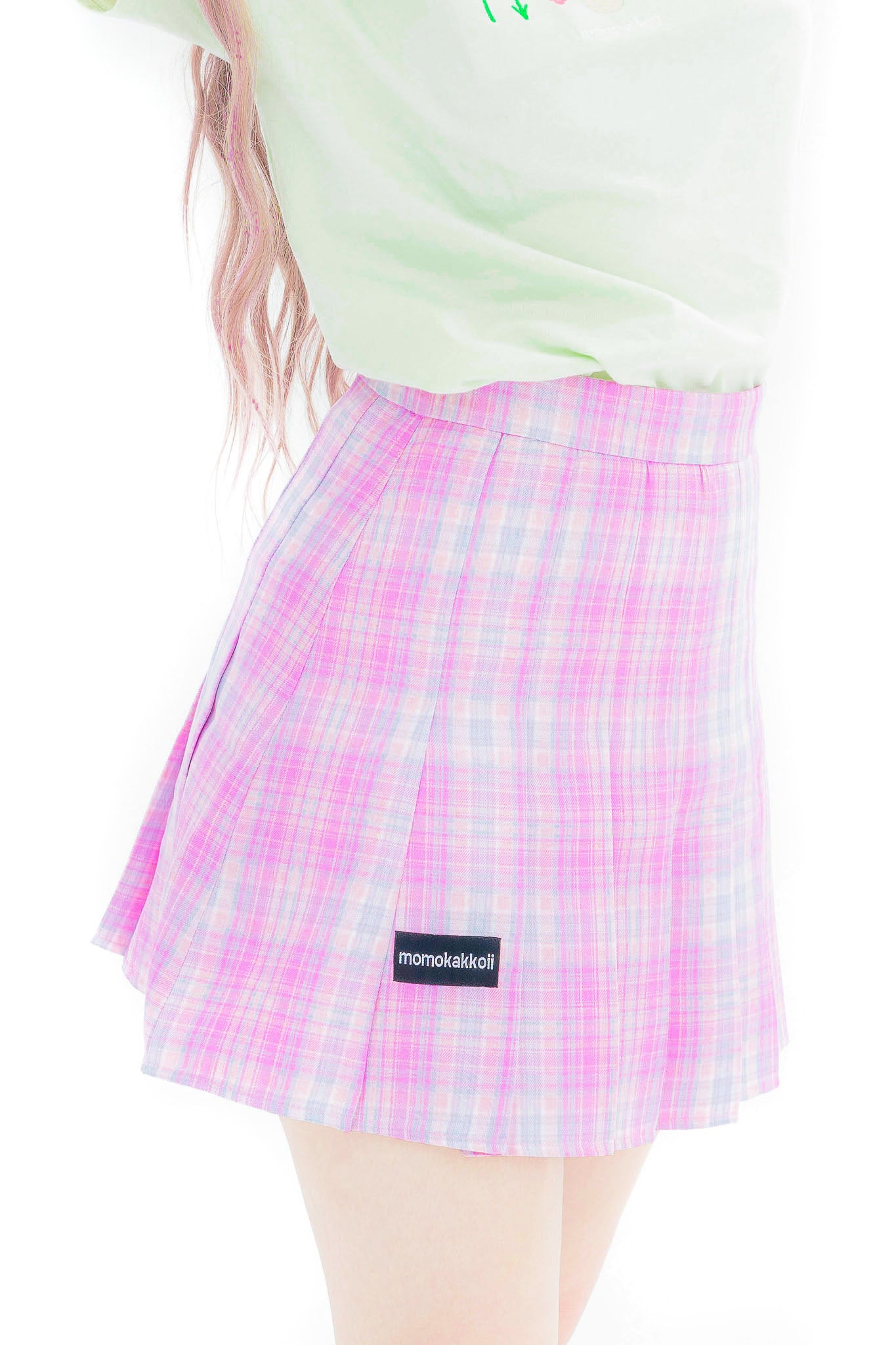 Pastel Vibes Pleated Mini Skirt - Momokakkoii
